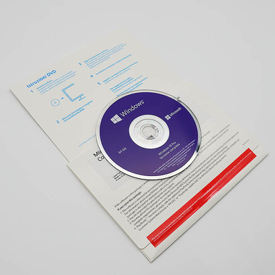 Παράθυρα 10 προϊόν βασικό εξηντατετράμπιτο 100% αρχικό DVD COA X22 OS